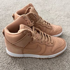 Nike Dunk High Premium - Tan - Size 6.5